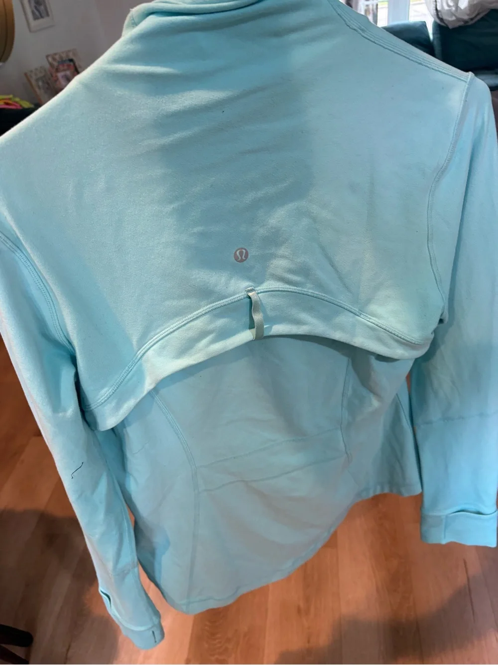 lululemon athletica Light Aqua Full-Zip Jacket